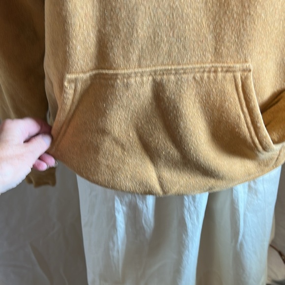 PATAGONIA FLEESE LINED HOODIE ORANGE SWEATSHIRT WOMENS SZ  S MENS SZ XS - Picture 4 of 16